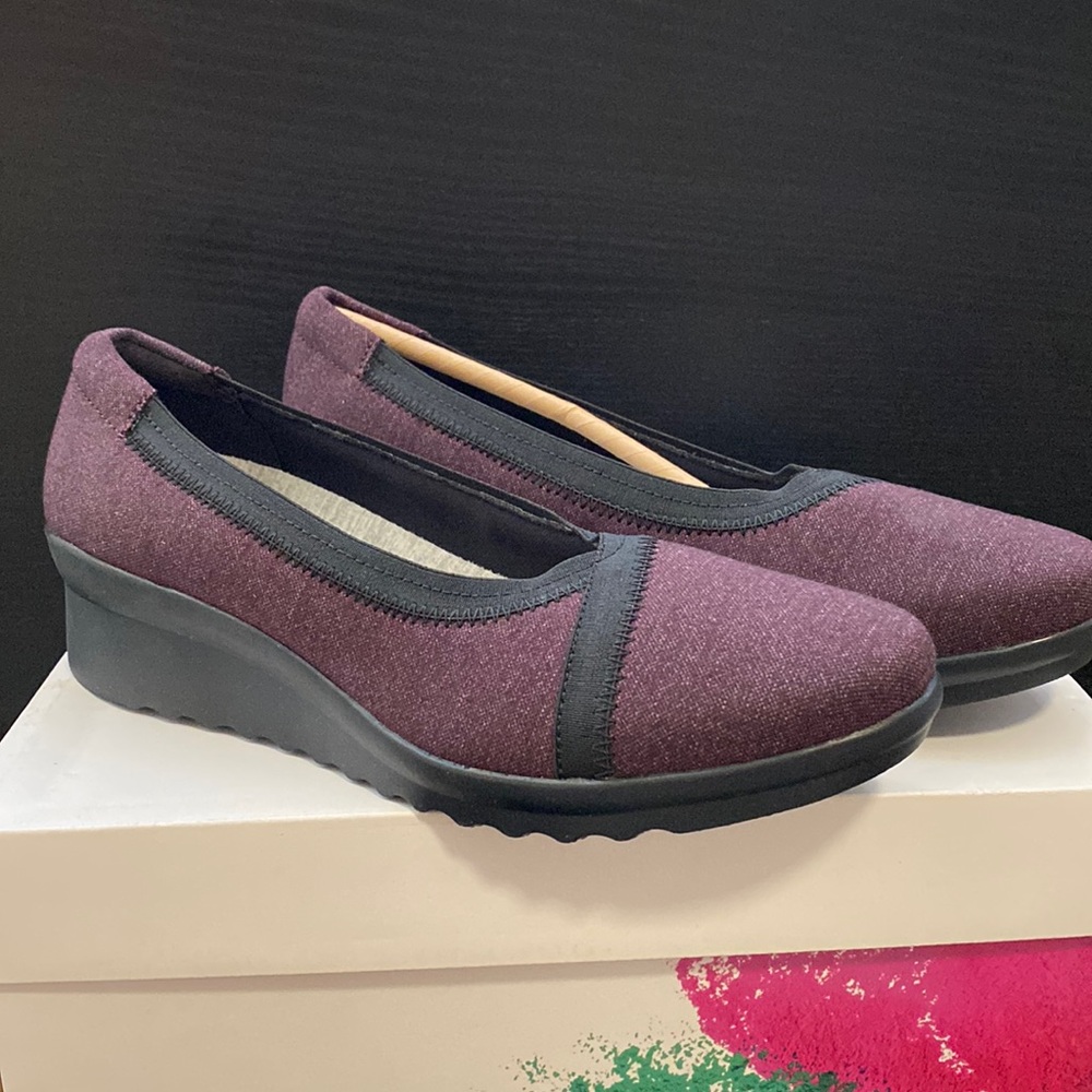 Cloud steppers by Clarks soft cushion Wedge